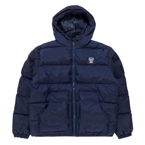 Geelong Cats Mens Hooded Puffa Jacket
