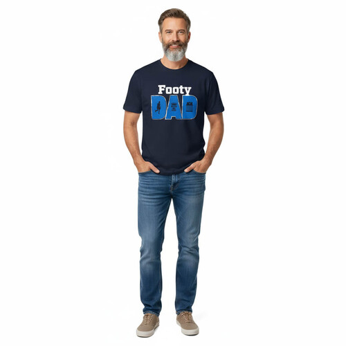 Geelong Cats Mens Footy Dad Tee - Members Only