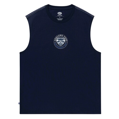 Geelong Cats Mens Arch Graphic Tank Top