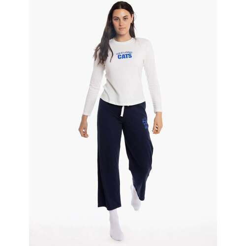 Geelong Cats Womens Long Sleeve PJ Set