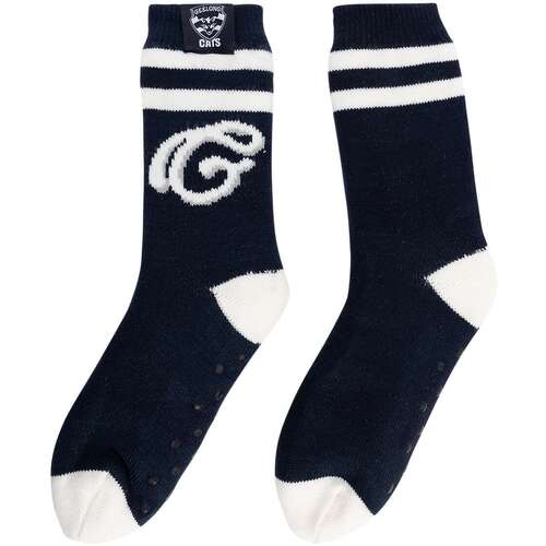 Geelong Cats Knitted Bed Socks