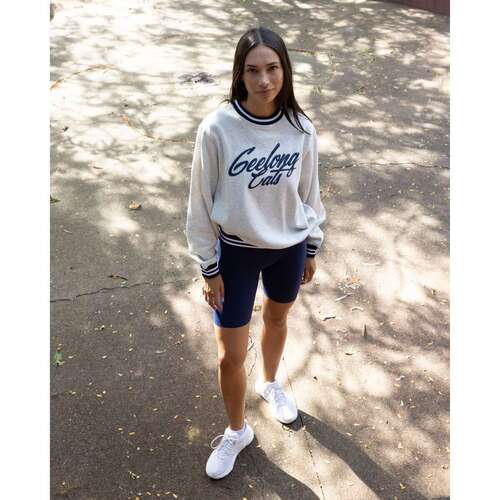 Geelong Cats Womens Script Crew Top