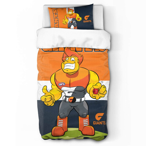 GWS Giants Single Doona Cover