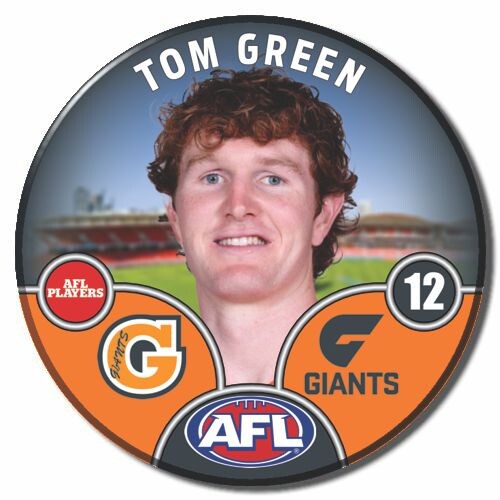 GWS Giants 2025 Player Pin Badge - GREEN