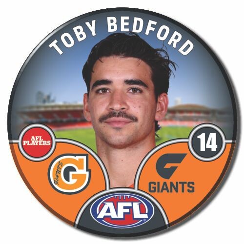 GWS Giants 2025 Player Pin Badge - BEDFORD