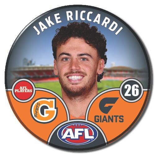 GWS Giants 2025 Player Pin Badge - RICCARDI