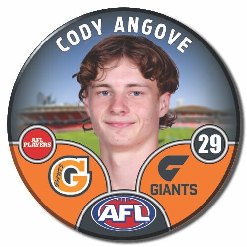 GWS Giants 2025 Player Pin Badge - ANGOVE