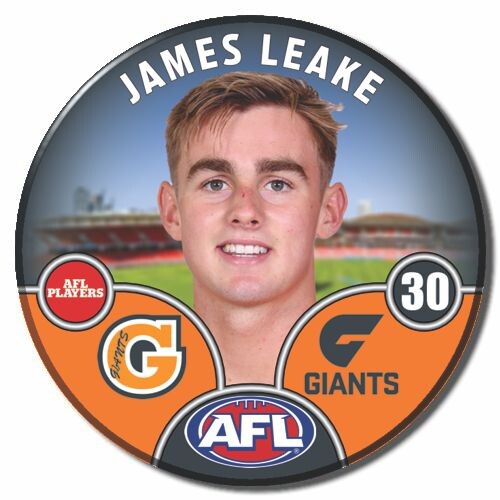 GWS Giants 2025 Player Pin Badge - LEAKE