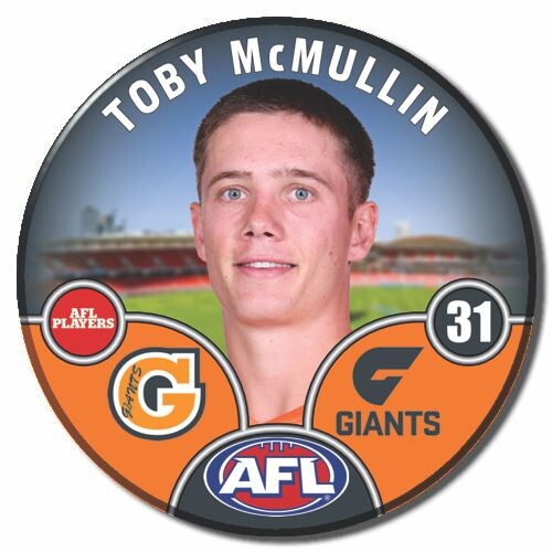GWS Giants 2025 Player Pin Badge - MCMULLIN