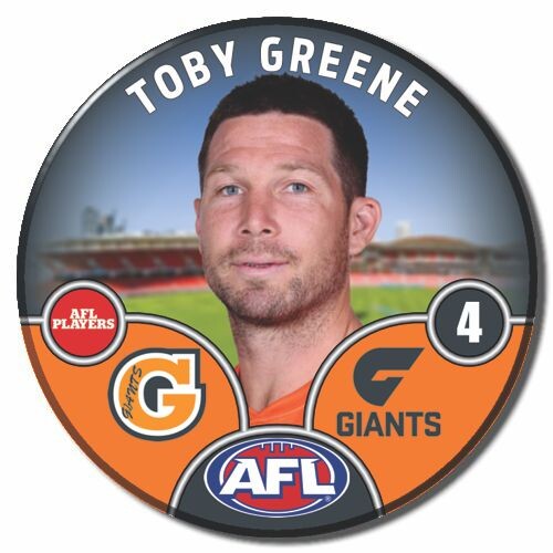 GWS Giants 2025 Player Pin Badge - GREENE