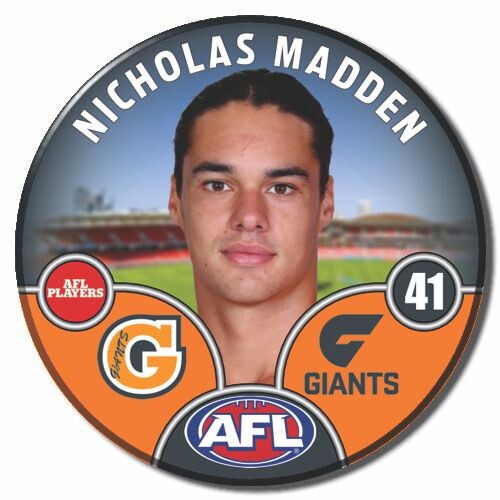 GWS Giants 2025 Player Pin Badge - MADDEN