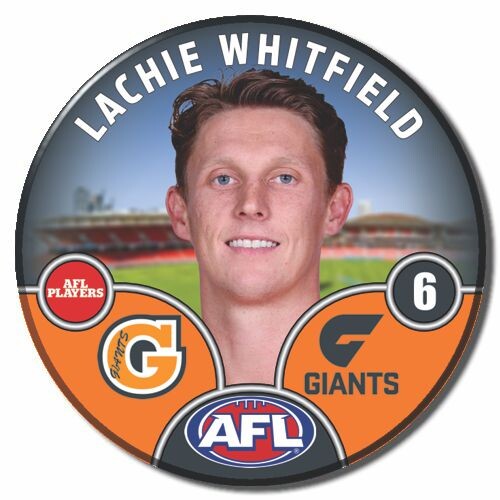 GWS Giants 2025 Player Pin Badge - WHITFIELD