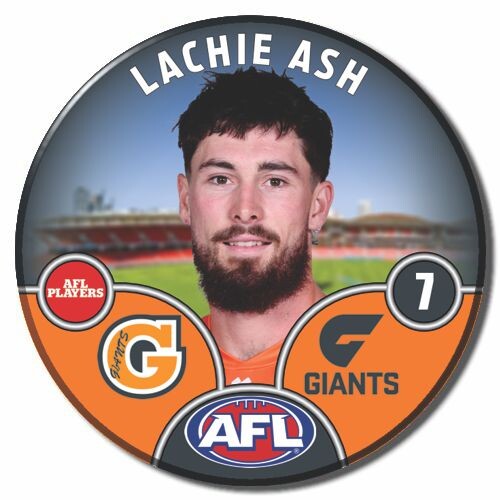 GWS Giants 2025 Player Pin Badge - ASH
