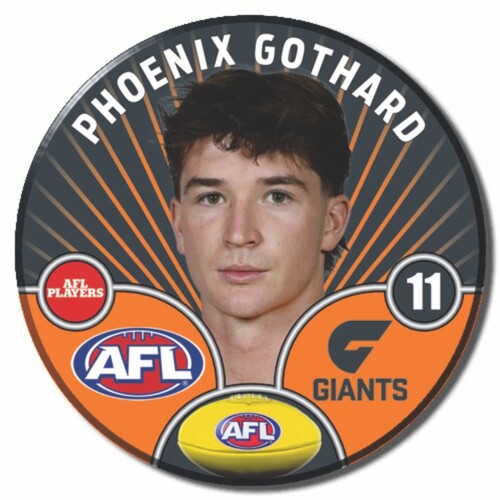GWS Giants 2026 Player Pin Badge - GOTHARD