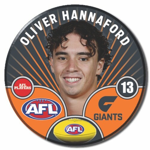 GWS Giants 2026 Player Pin Badge - HANNAFORD