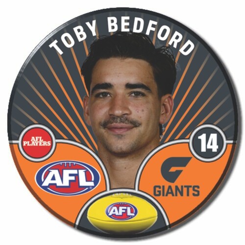 GWS Giants 2026 Player Pin Badge - BEDFORD