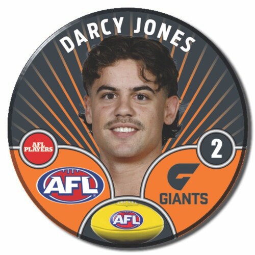 GWS Giants 2026 Player Pin Badge - JONES