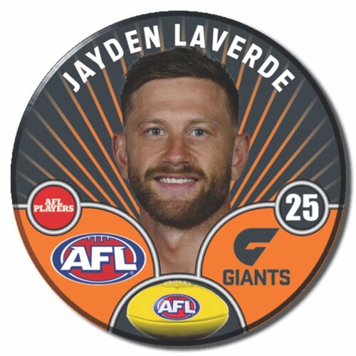 GWS Giants 2026 Player Pin Badge - LAVERDE