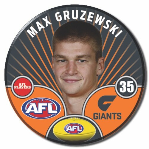 GWS Giants 2026 Player Pin Badge - GRUZEWSKI