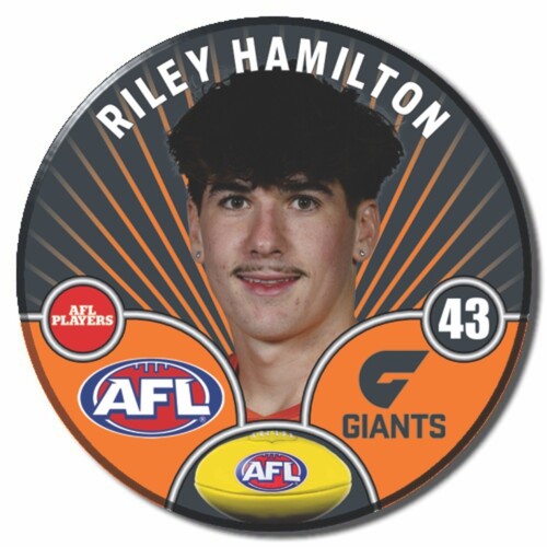 GWS Giants 2026 Player Pin Badge - HAMILTON