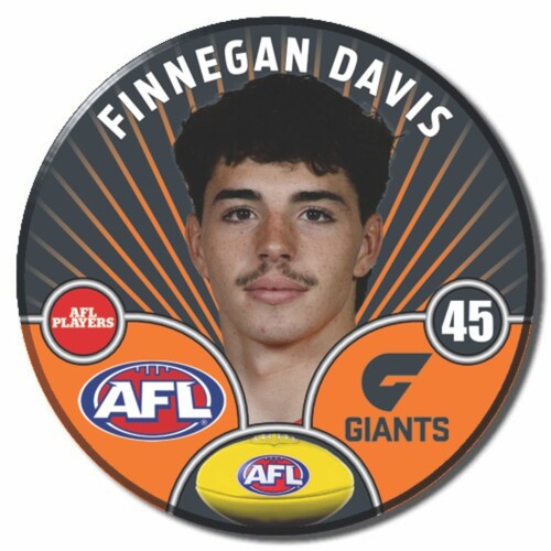 GWS Giants 2026 Player Pin Badge - DAVIS