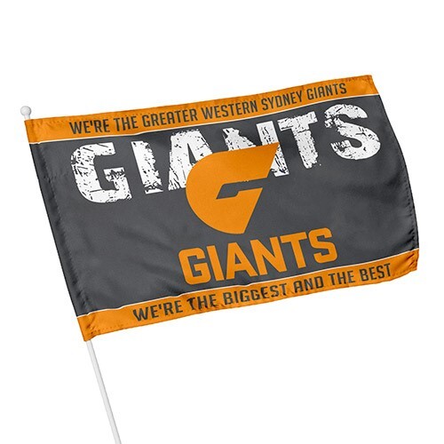 GWS Giants Kids Supporter Flag