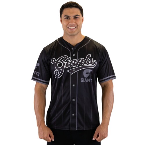 GWS Giants Blackout Baseball Shirt