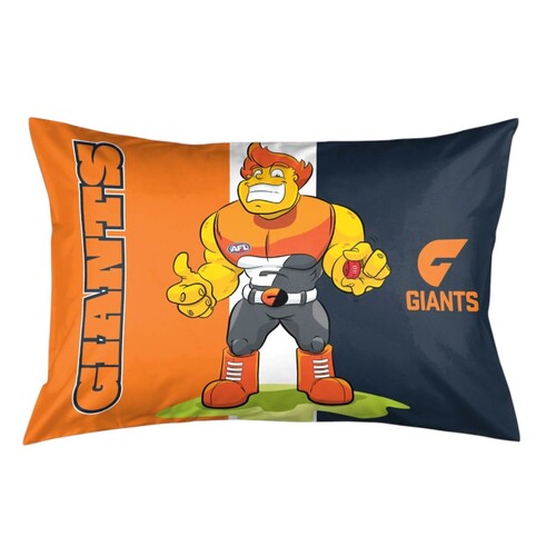 GWS Giants Mascot Pillow Case