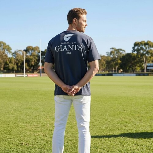 GWS Giants Mens Multi Logo Tee