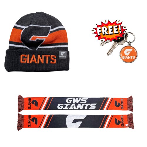 GWS Giants Scarf and Beanie Bundle