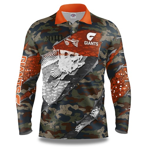GWS Giants Bones Fishing Shirt