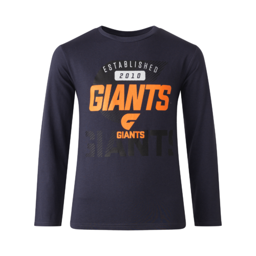 GWS Giants Youths Long Sleeve T-Shirt