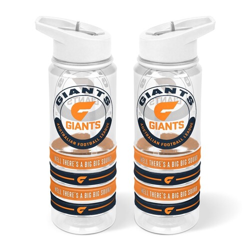 GWS Giants Tritan Sports Bottle with Wrist Bands