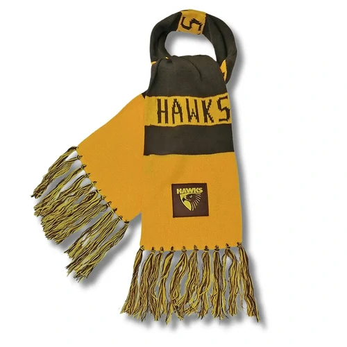 Hawthorn Hawks Traditional Bar Scarf