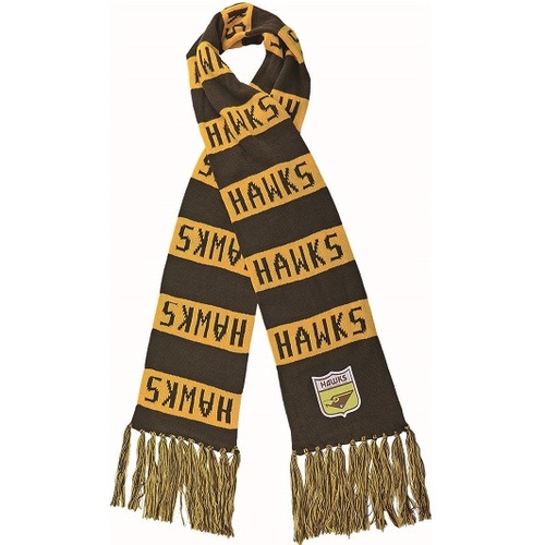 Hawthorn Hawks Heritage Bar Scarf