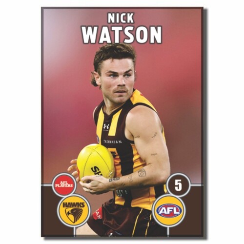 Hawthorn Hawks 2026 Player Action Magnet - WATSON
