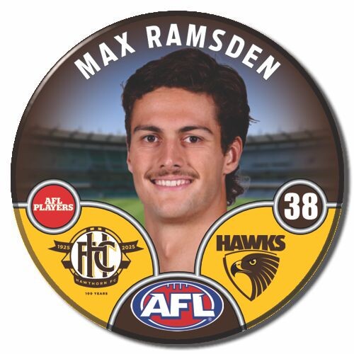 Hawthorn Hawks 2025 Player Pin Badge - RAMSDEN