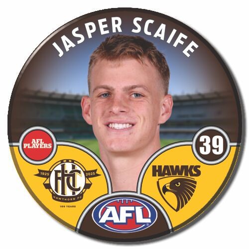 Hawthorn Hawks 2025 Player Pin Badge - SCAIFE