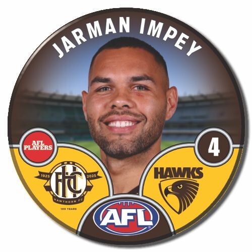 Hawthorn Hawks 2025 Player Pin Badge - IMPEY
