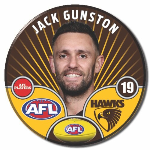 Hawthorn Hawks 2026 Player Pin Badge - GUNSTON