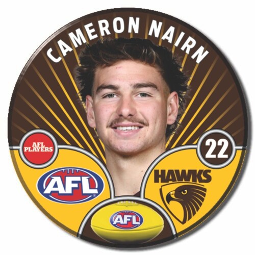 Hawthorn Hawks 2026 Player Pin Badge - NAIRN