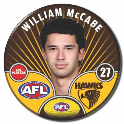 Hawthorn Hawks 2026 Player Pin Badge - MCCABE