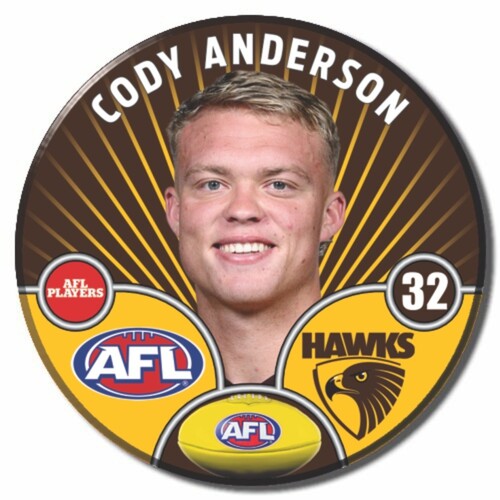 Hawthorn Hawks 2026 Player Pin Badge - ANDERSON