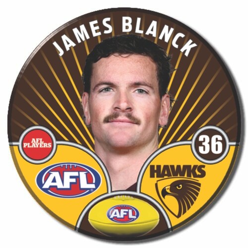 Hawthorn Hawks 2026 Player Pin Badge - BLANCK