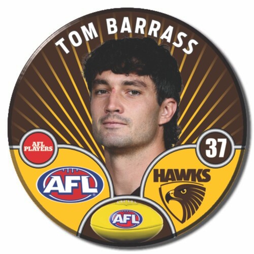 Hawthorn Hawks 2026 Player Pin Badge - BARRASS