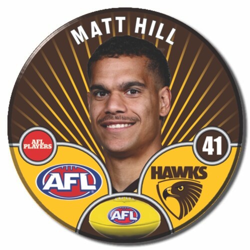 Hawthorn Hawks 2026 Player Pin Badge - HILL