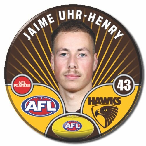 Hawthorn Hawks 2026 Player Pin Badge - UHR-HENRY