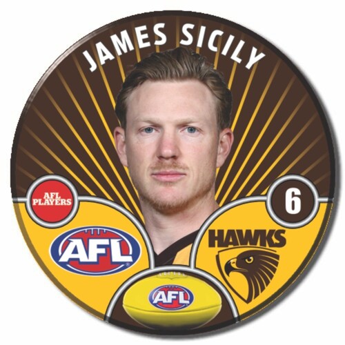 Hawthorn Hawks 2026 Player Pin Badge - SICILY