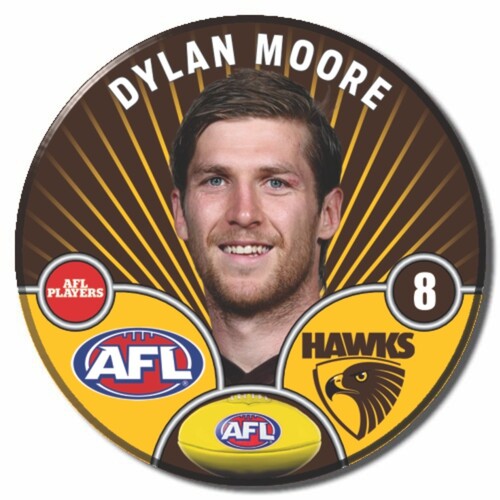 Hawthorn Hawks 2026 Player Pin Badge - MOORE