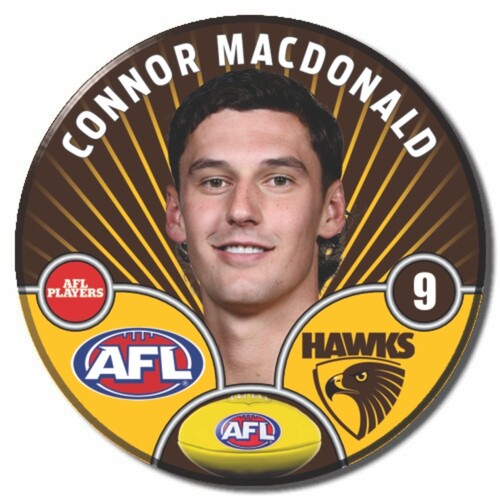 Hawthorn Hawks 2026 Player Pin Badge - MACDONALD, C